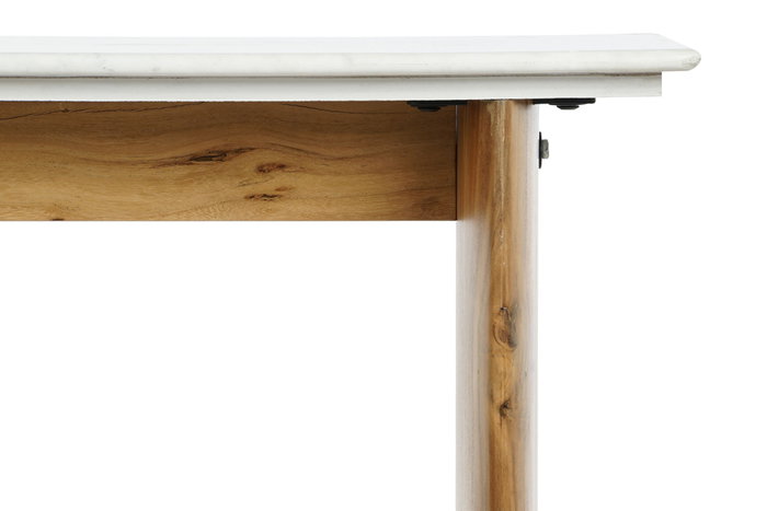 DKD Home Decor Consola Scandi Blanco Marron 38 x 77 x 120 cm