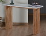 DKD Home Decor Consola Scandi Blanco Marron 38 x 77 x 120 cm