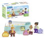 Playmobil Autobús Playmobil Junior con Conductor y Figuras de Mujer, Niña y Niño, Maleta y Accesorios