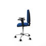 PIQUERAS Y CRESPO Silla de oficina Aýna Azul con Brazos 2D