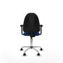 PIQUERAS Y CRESPO Silla de oficina Aýna Azul con Brazos 2D