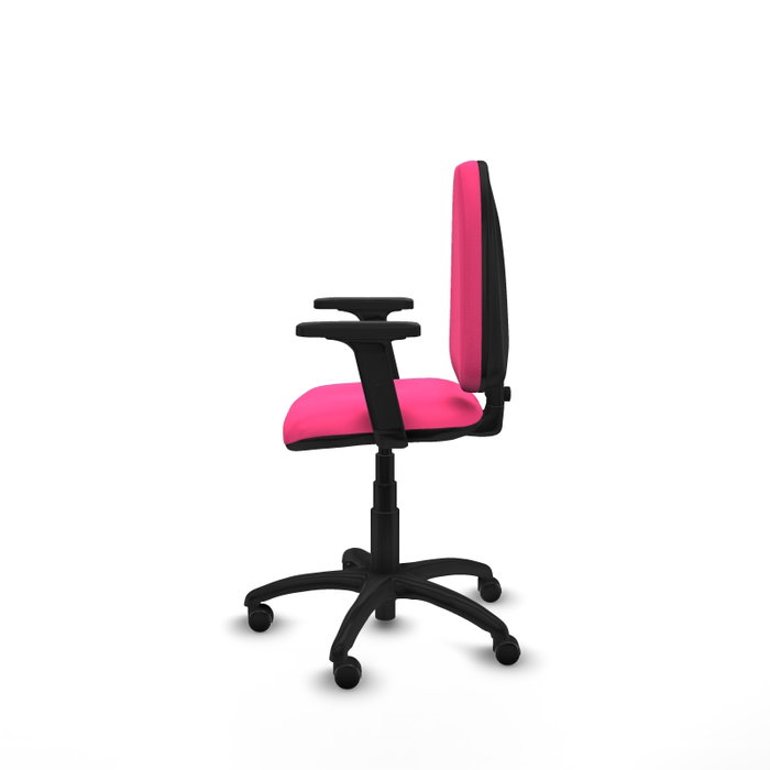 PIQUERAS Y CRESPO Silla de oficina Aýna Rosa con brazos 2D