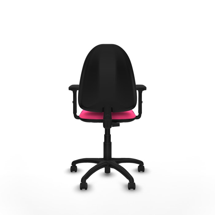 PIQUERAS Y CRESPO Silla de oficina Aýna Rosa con brazos 2D