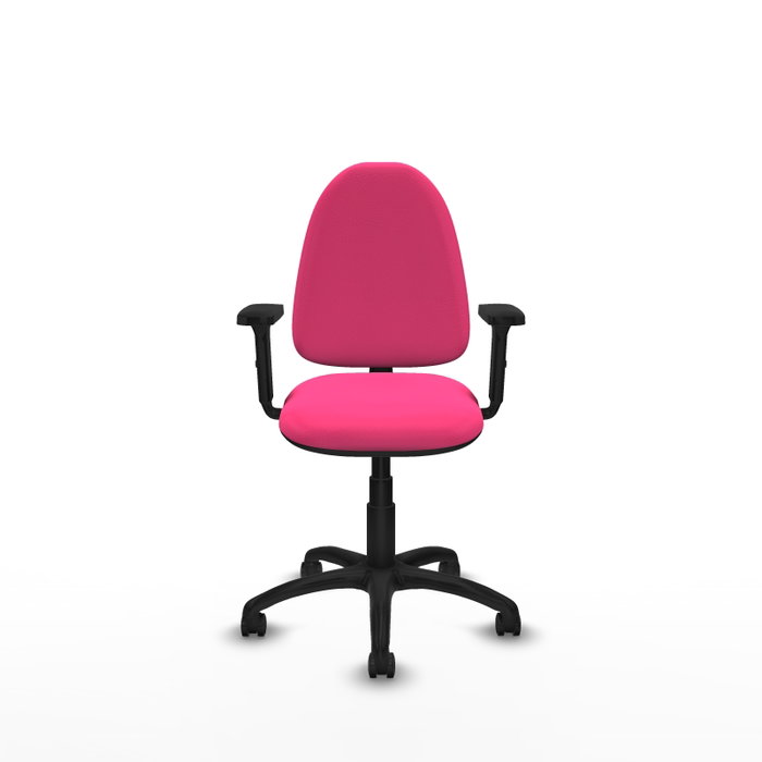 PIQUERAS Y CRESPO Silla de oficina Aýna Rosa con brazos 2D