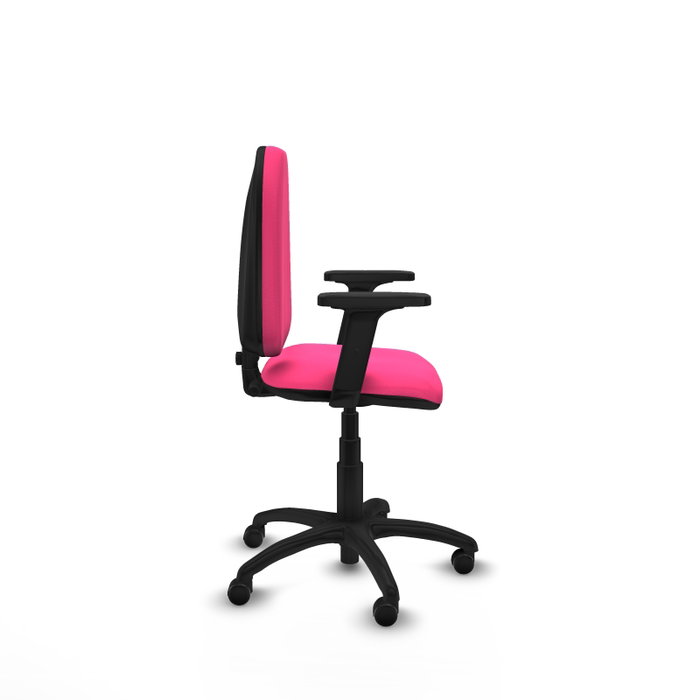 PIQUERAS Y CRESPO Silla de oficina Aýna Rosa con brazos 2D