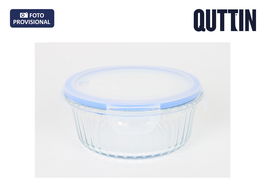 Inde Fiambrera Redonda Hermética Textury 15.5 cm 650 ml (6 Unidades)