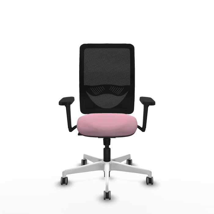 PIQUERAS Y CRESPO Silla de oficina Zulema con mecanismo Sincro, Rosa y Negro PIQUERAS Y CRESPO Silla de oficina Zulema con mecanismo Sincro, Rosa y Negro