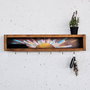 Hanah Home Raf293 Estantería de Pared Madera Maciza Decorativa 40x10x10 cm