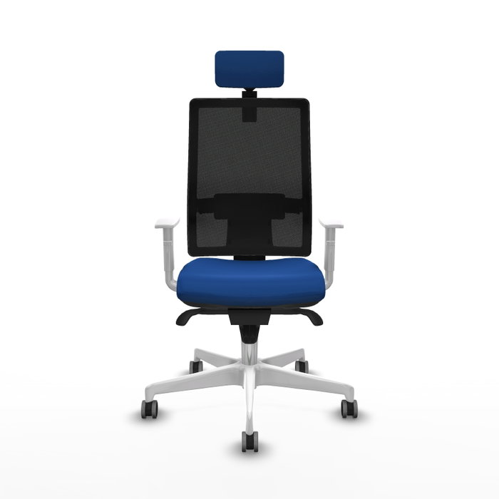 PIQUERAS Y CRESPO Silla de oficina Horna con mecanismo Sincro, Azul y Negro PIQUERAS Y CRESPO Silla de oficina Horna con mecanismo Sincro, Azul y Negro