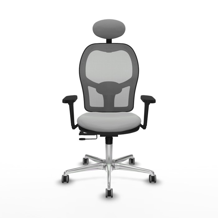 PIQUERAS Y CRESPO Silla de oficina Jorquera Gris con mecanismo Sincro/Traslack