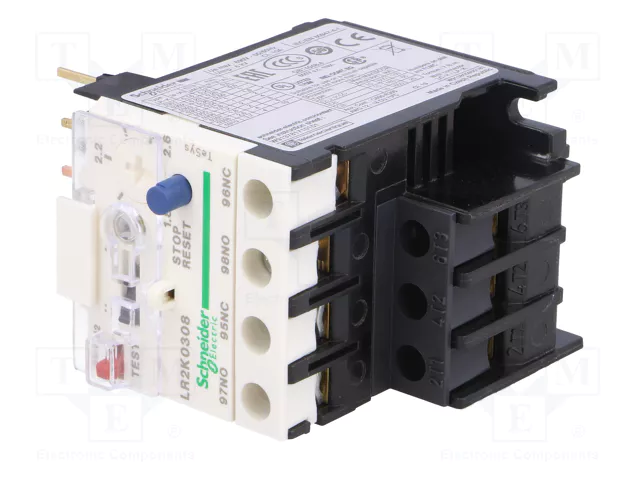 Schneider Electric Relé Térmico TeSys K 1,8÷2,6A Schneider Electric Relé Térmico TeSys K 1,8÷2,6A