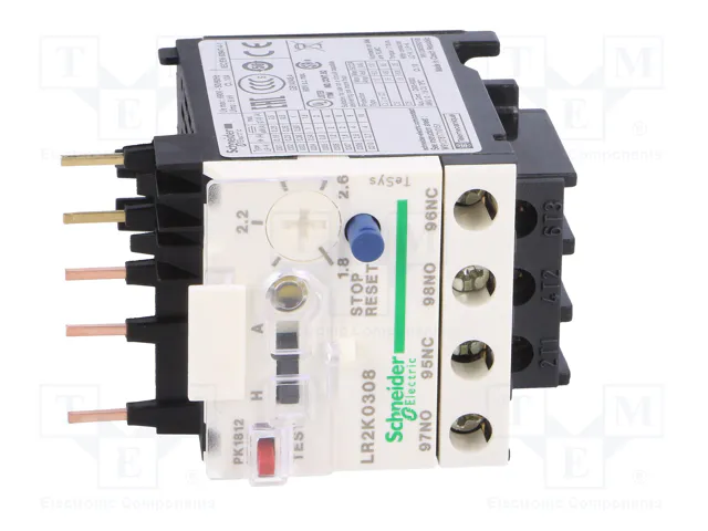 Schneider Electric Relé Térmico TeSys K 1,8÷2,6A Schneider Electric Relé Térmico TeSys K 1,8÷2,6A