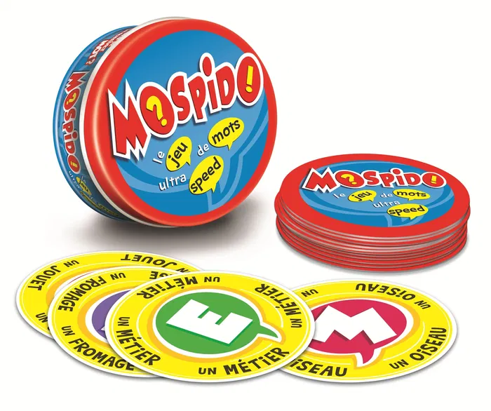 Megableu Mospido Juego de Mesa Educativo para Niños y Niñas a partir de 7 años - Idioma Francés