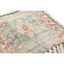 DKD Home Decor Cojín de Suelo Algodón 40x40x40 con Flecos Verde, Beige y Marrón