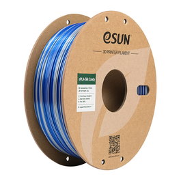eSun EPLA-SILK CANDY Filamento PLA 1,75mm Silver+Blue 1kg