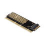 Axagon PCEM2-1U PCI-E 3.0 16x a M.2 SSD NVMe perfil bajo 1U