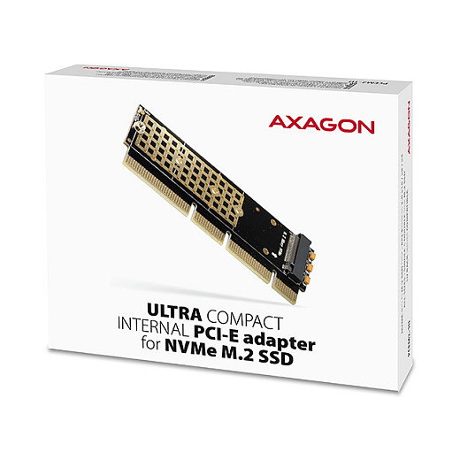 Axagon PCEM2-1U PCI-E 3.0 16x a M.2 SSD NVMe perfil bajo 1U Axagon PCEM2-1U PCI-E 3.0 16x a M.2 SSD NVMe perfil bajo 1U