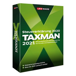 Lexware TAXMAN 2021 para Jubilados y Pensionistas - 1 Dispositivo, Descarga ESD