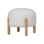 DKD Home Decor Reposapiés Borreguito Blanco