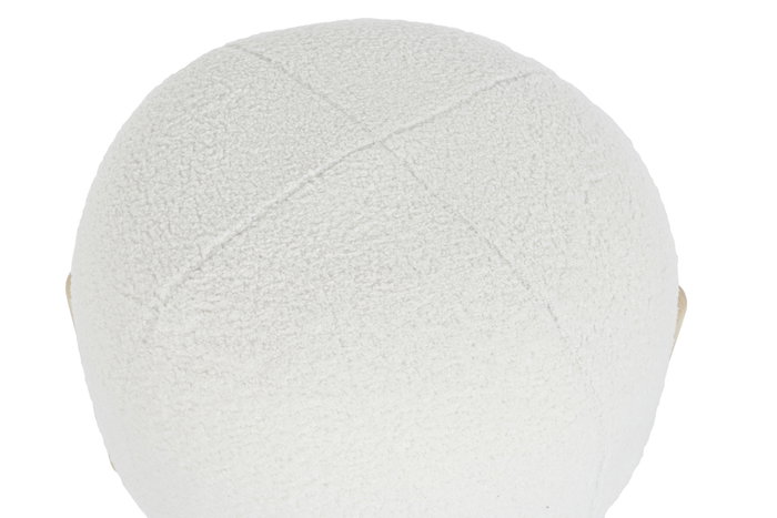 DKD Home Decor Reposapiés Borreguito Blanco