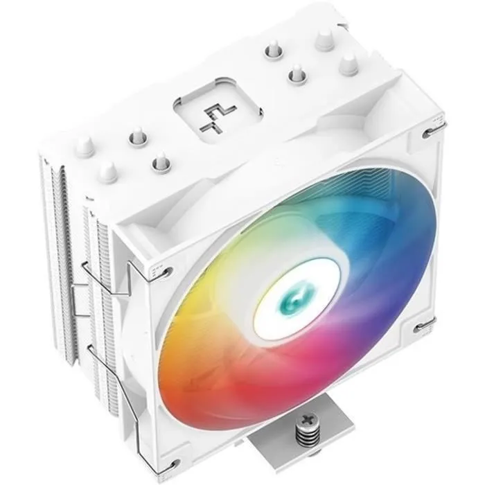 Deepcool Gammaxx AG400 ARGB (Blanco) - Disipador de CPU A-RGB con Ventilador de 120 mm