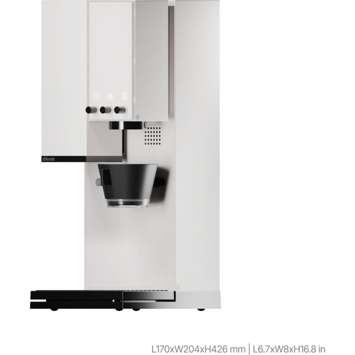xBloom Studio White-Black Coffee Maker con Molinillo y Sistema de Té