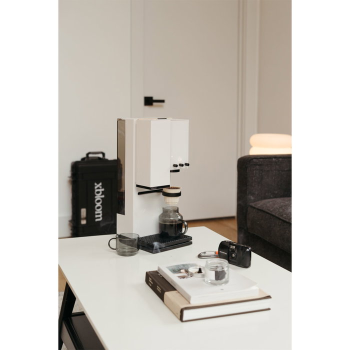 xBloom Studio White-Black Coffee Maker con Molinillo y Sistema de Té