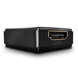 Lindy 38015 Extensor Audio/Video Receptor AV Alámbrico Negro HDCP