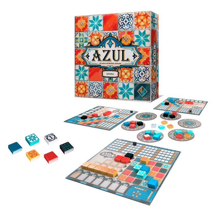 Asmodee Azul Juego de Mesa de Estrategia de Colocación de Losetas