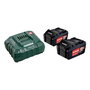 Metabo Basic-Set 2x 4,0Ah con cargador ASC 55