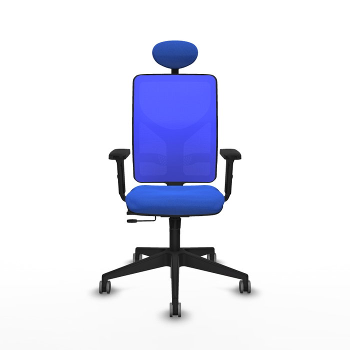 PIQUERAS Y CRESPO Silla de oficina Motilla Azul con mecanismo Sincro/Traslack PIQUERAS Y CRESPO Silla de oficina Motilla Azul con mecanismo Sincro/Traslack