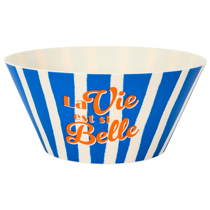 Home Deco Factory Ensaladera Bowl 3.5 Litros Polipropileno Colección Dolce Vita - Surtidos en Amarillo, Azul o Rosa