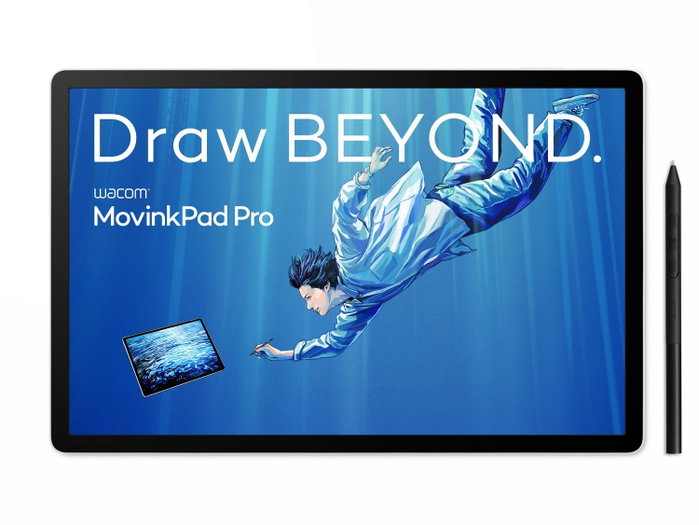 Wacom MovinkPad Pro 14 Tableta Gráfica Gris
