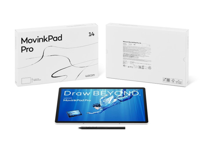 Wacom MovinkPad Pro 14 Tableta Gráfica Gris