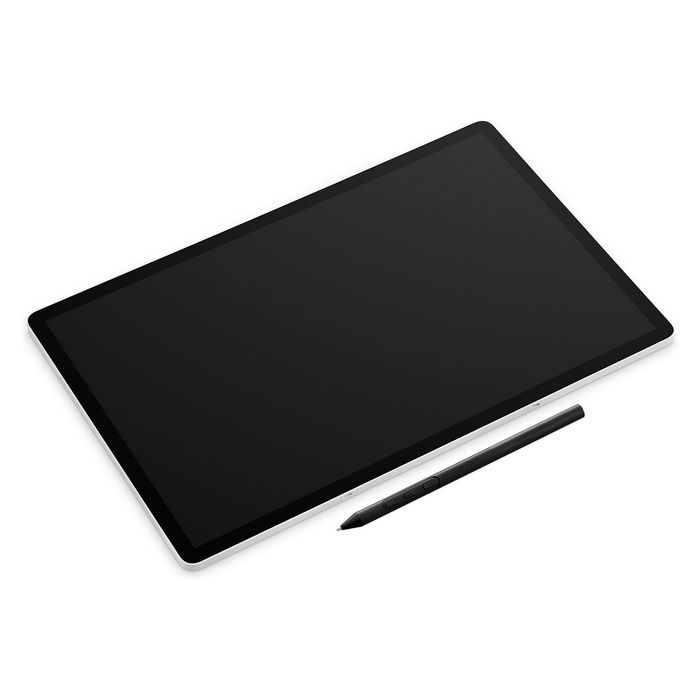 Wacom Movink 14 OLED, Tableta gráfica con pantalla táctil 14 pulgadas, resolución 2880x1800, 8192 niveles de presión, Bluetooth 5.4, WiFi, compatible con Windows y macOS, Color Gris