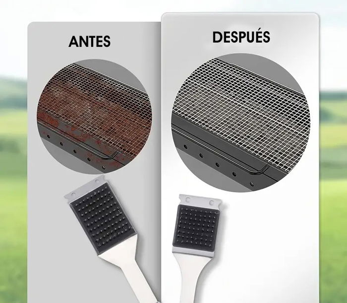 Algon Bbq Cepillo Limpia Barbacoa Acero Inoxidable 44.3 cm (12 Unidades) Algon Bbq Cepillo Limpia Barbacoa Acero Inoxidable 44.3 cm (12 Unidades)