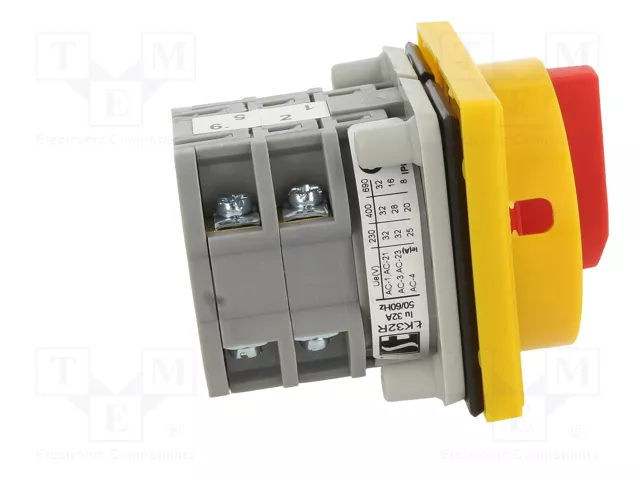 SPAMEL Interruptor de levas principal 32A 3 polos 0-1 SPAMEL Interruptor de levas principal 32A 3 polos 0-1