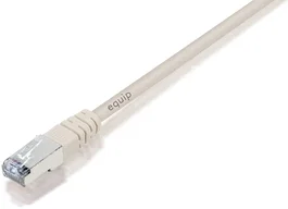 Equip 225417 Cable de Red RJ-45 Macho a Macho 0.5m Cat5e F/UTP (FTP) Apantallado Beige para Ethernet