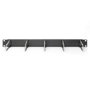 Digitus DN-97667 Panel de gestión de cables con estribos de acero, 1U, Negro