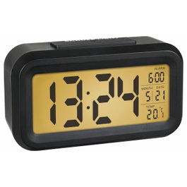 TFA 60.2018.01 Lumio Reloj Despertador Digital Negro