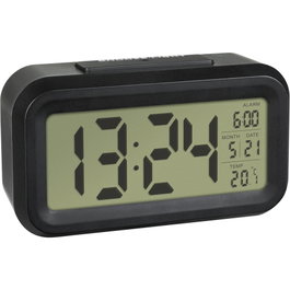 TFA 60.2018.01 Lumio Reloj Despertador Digital Negro