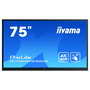 iiyama TE7504MIS-B2AG Panel Plano Interactivo 75" 4K UHD IPS 8ms Táctil 20 Puntos, WiFi, Android, 3xHDMI, USB-C, VGA, Altavoces 32W, VESA, Negro