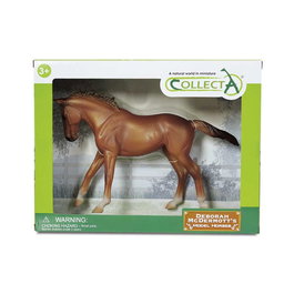 Collecta Yegua Pura Sangre Castaño Deluxe Caja 1:12 Réplica 89579