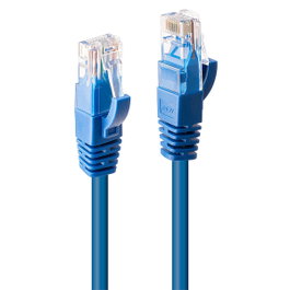 Lindy Cable de red Cat.6 U/UTP 2 m Azul