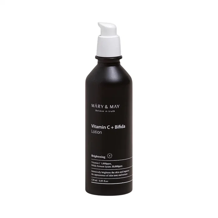 Mary and May Vitamin C + Bifida Brightening & Hydrating Loción Facial 120 ml Mary and May Vitamin C + Bifida Brightening & Hydrating Loción Facial 120 ml