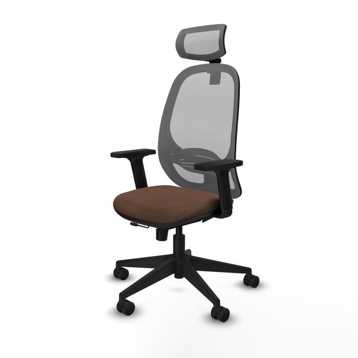 PIQUERAS Y CRESPO Silla de oficina Cilanco Marrón y Gris