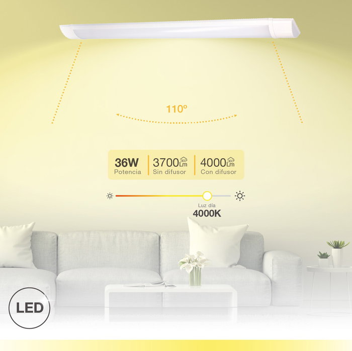 GSC Evolution Regleta LED Bame 36W 4000K GSC Evolution Regleta LED Bame 36W 4000K