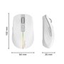 Coolbox Ratón Gaming W01 Blanco 1600 DPI