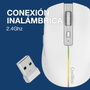 Coolbox Ratón Gaming W01 Blanco 1600 DPI