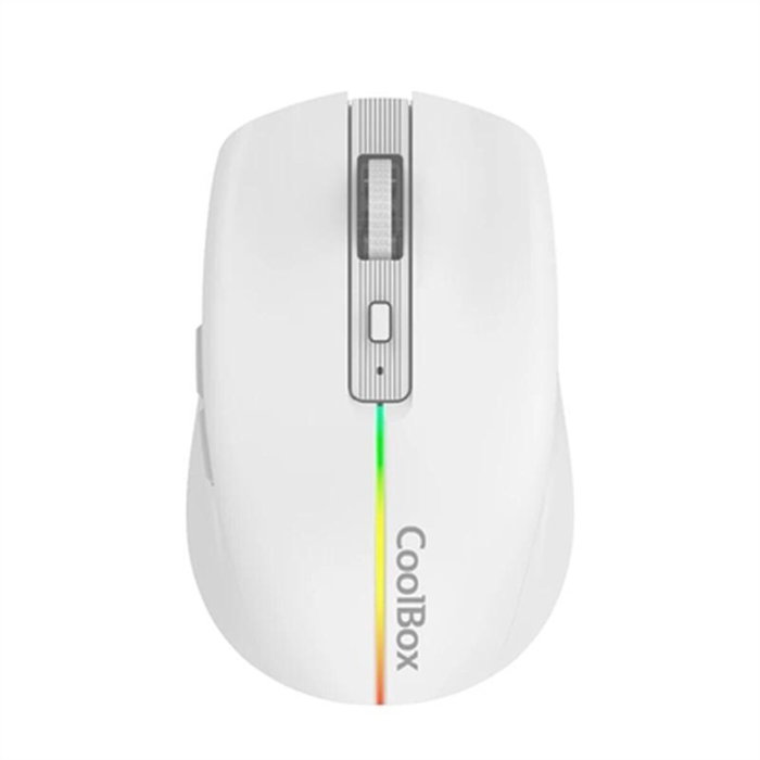 Coolbox Ratón Gaming W01 Blanco 1600 DPI Coolbox Ratón Gaming W01 Blanco 1600 DPI